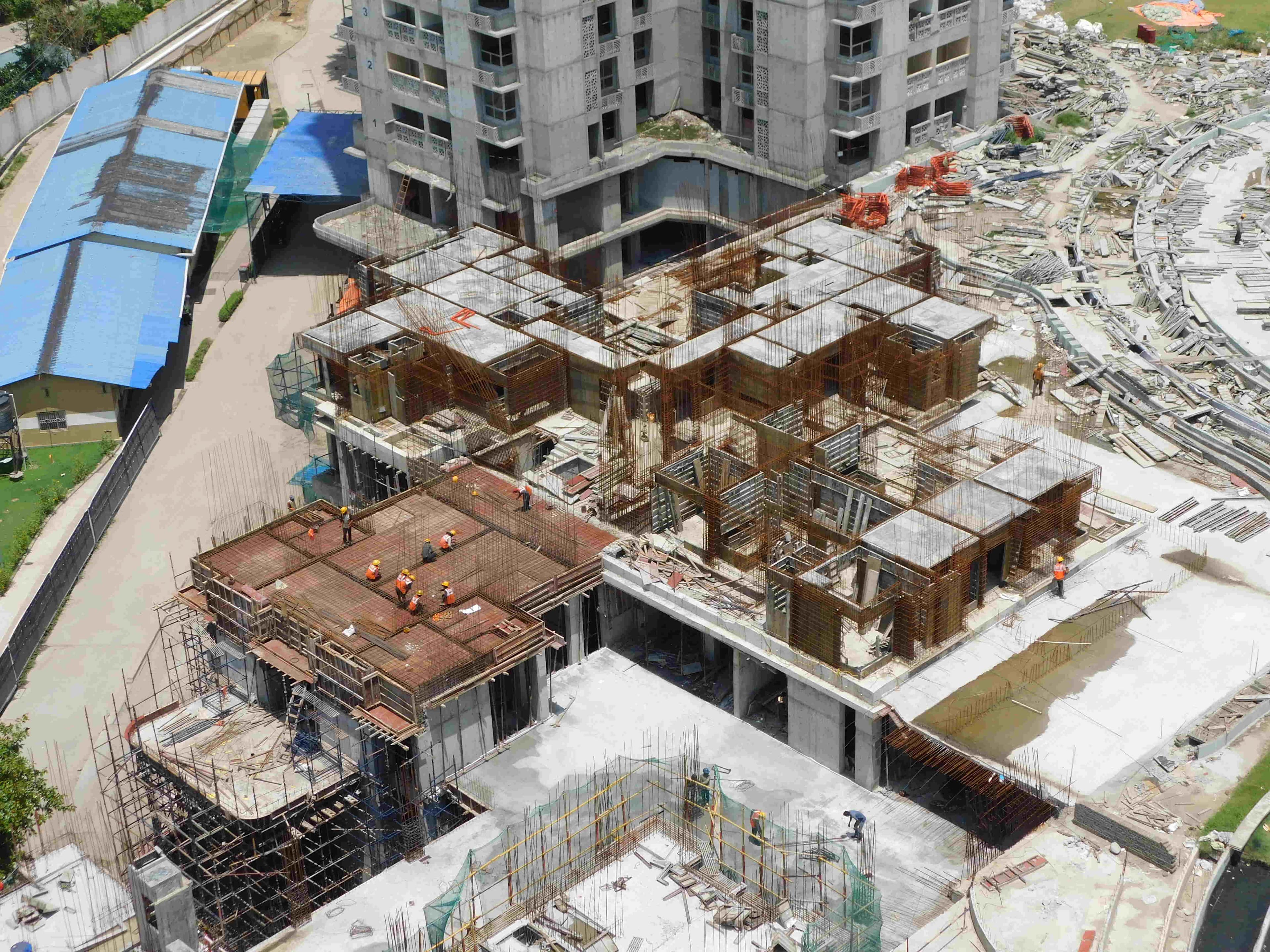 Sangam Tower 11 1st Floor Roof Casting work in progress