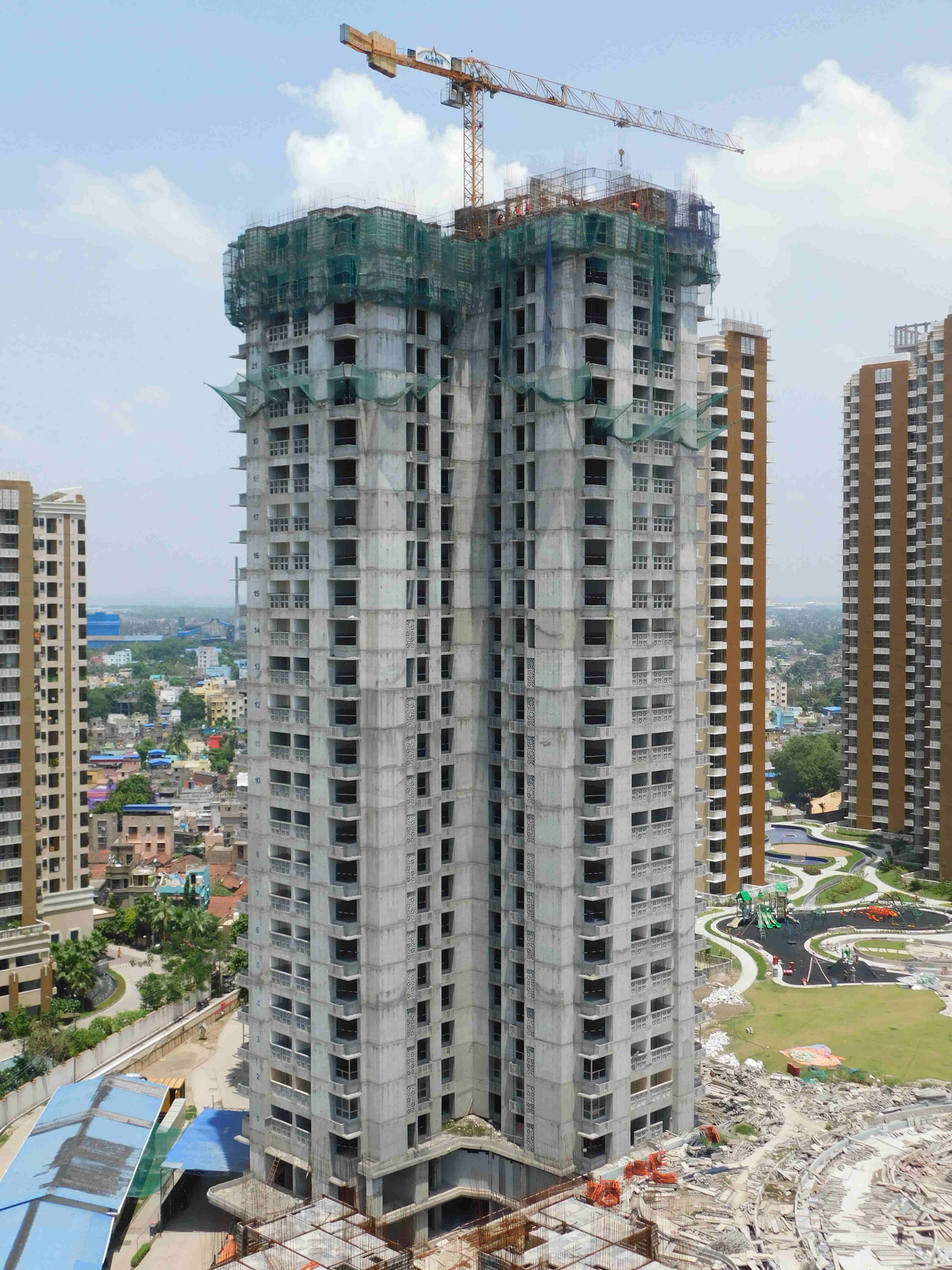 Sangam Tower 12 25th Floor Roof Casting work in progress